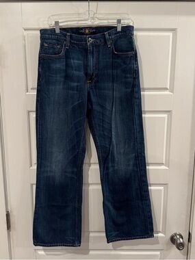 Lucky Brand Men’s 181 Relaxed Straight Blue Jeans Size 32x28